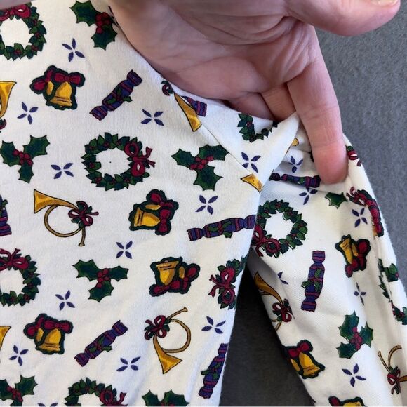 Vintage High Sierra Turtle Neck Christmas wreath xl 100 percent cotton - Picture 3 of 9